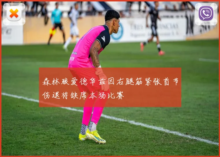 森林狼爱德华兹因右腿筋紧张首节伤退将缺席本场比赛
